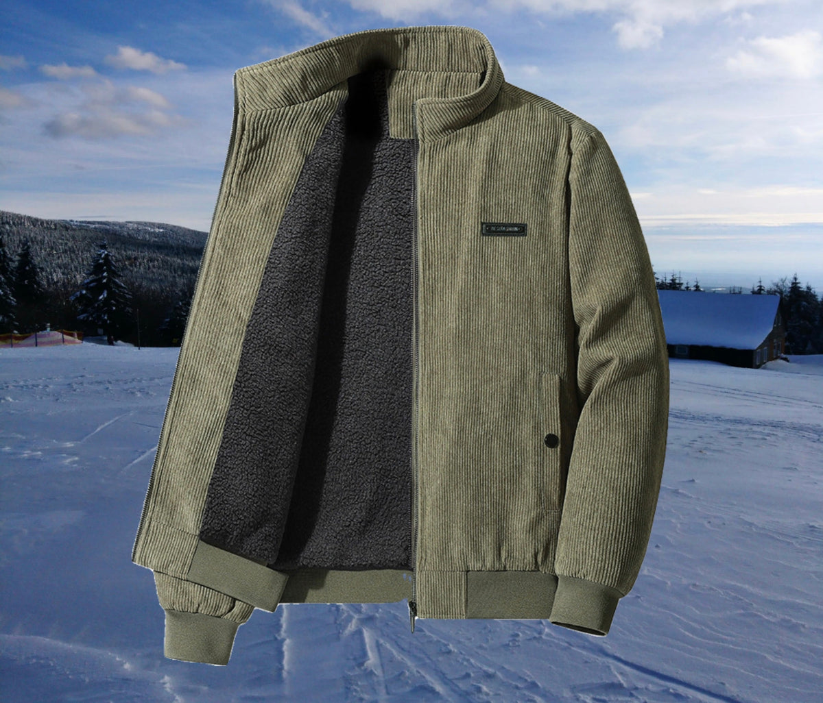 Veste en velours côtelé Udo pour hommes