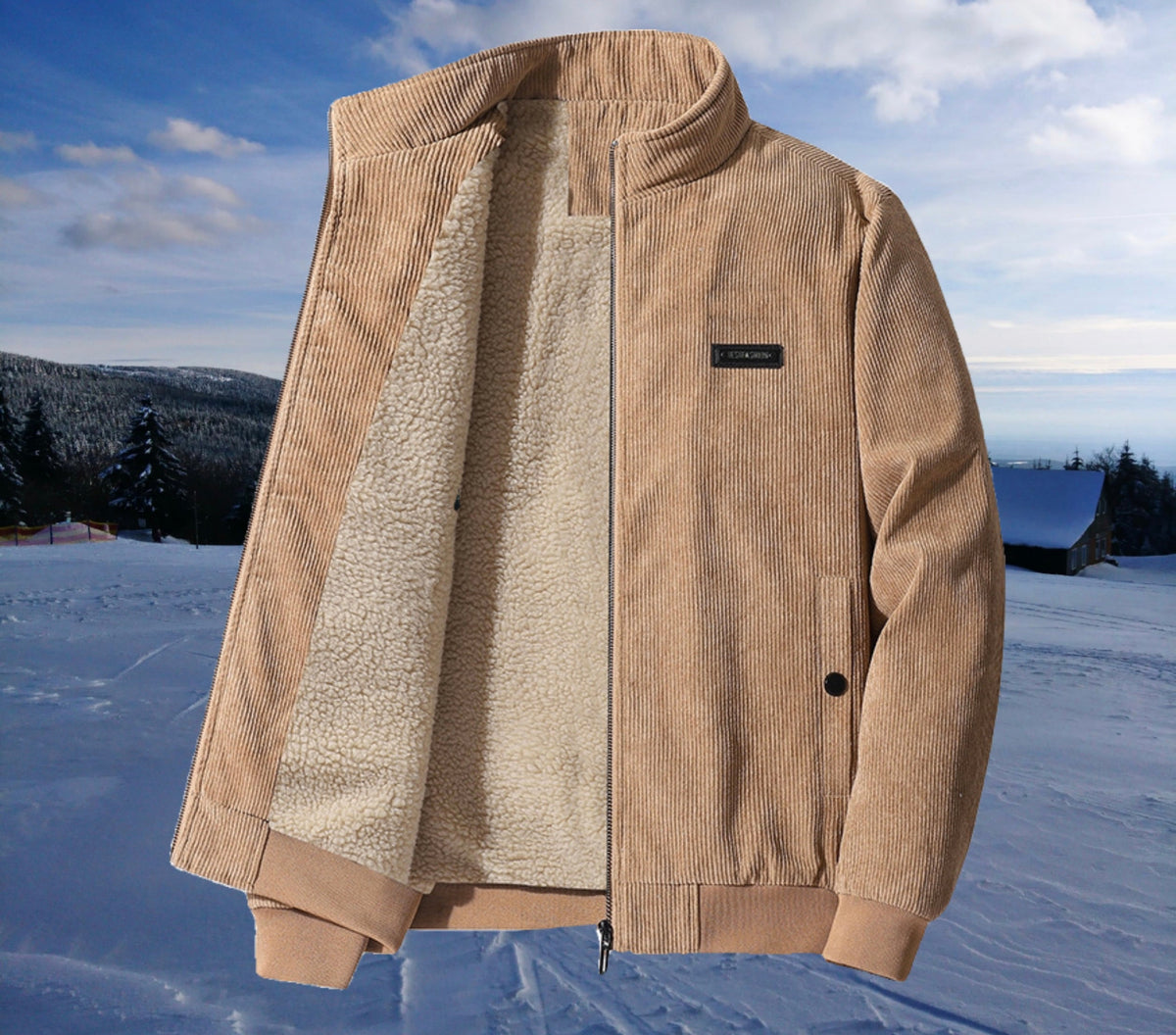 Veste en velours côtelé Udo pour hommes