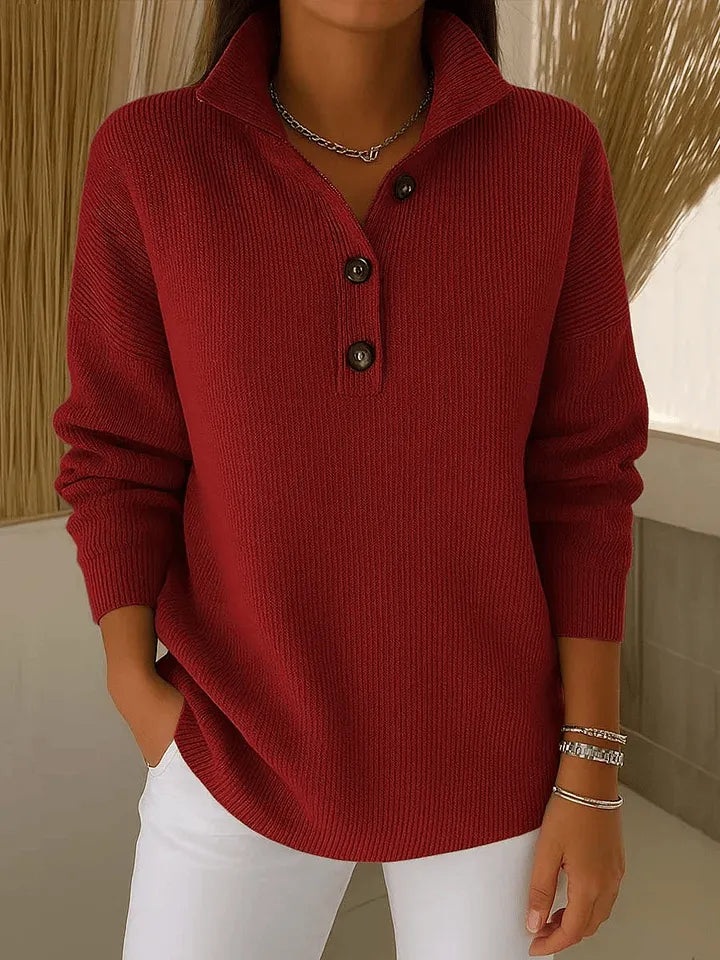Amparo | Pull avec Col Polo V