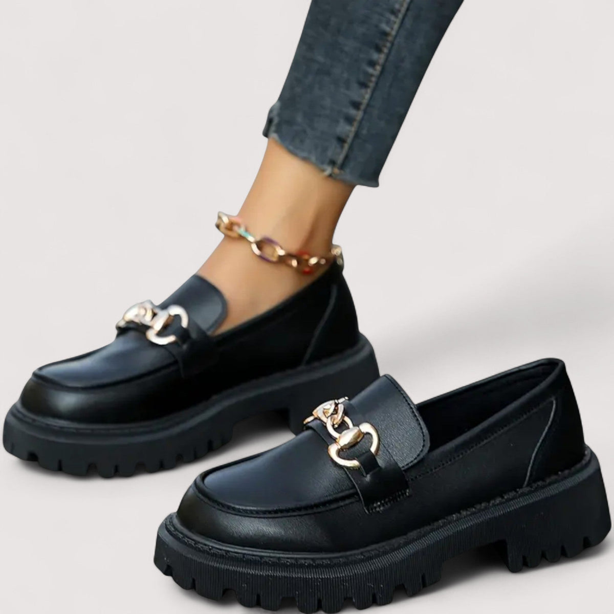 DELAUNAY | Mocassins Chaîne Dorée Marie