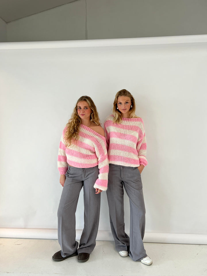 Delaunay | PULL OVERSIZE EN TRICOT RAYÉ