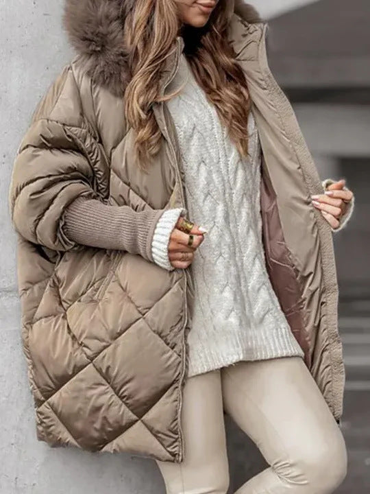 Rachel – Manteau élégant à motif carreaux