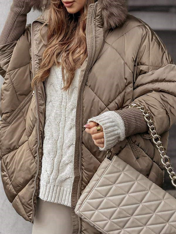 Rachel – Manteau élégant à motif carreaux