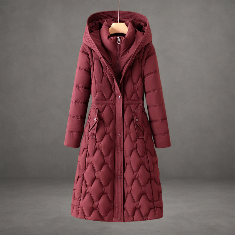 Mollie | Manteau long élégant à capuche