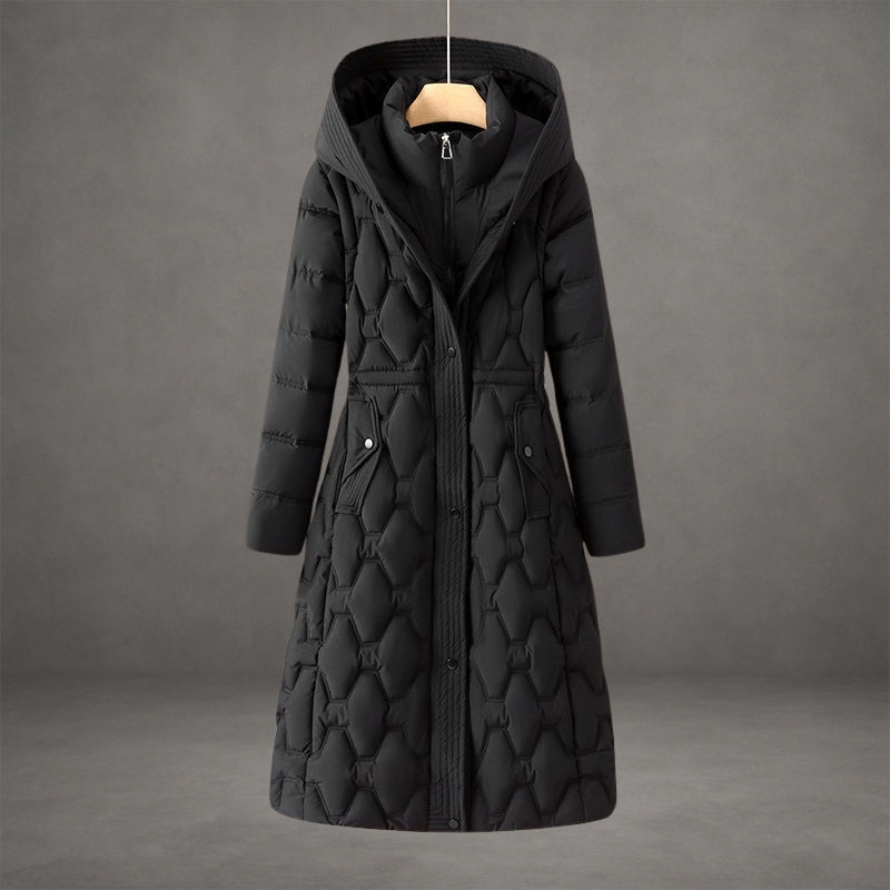 Mollie | Manteau long élégant à capuche