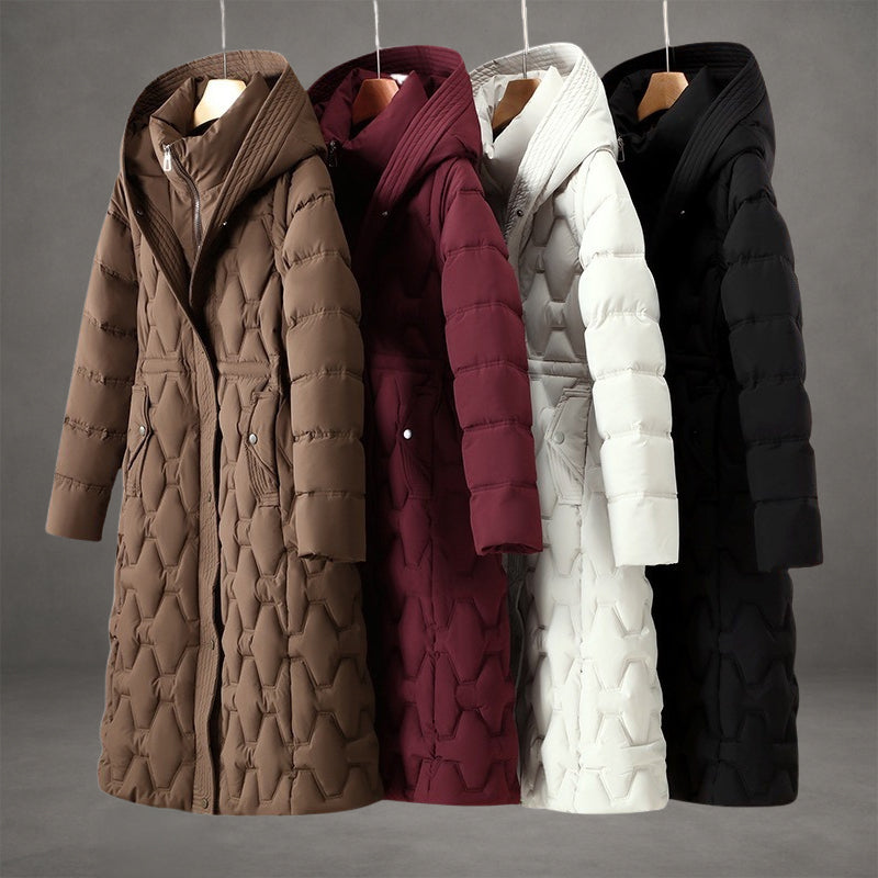 Mollie | Manteau long élégant à capuche