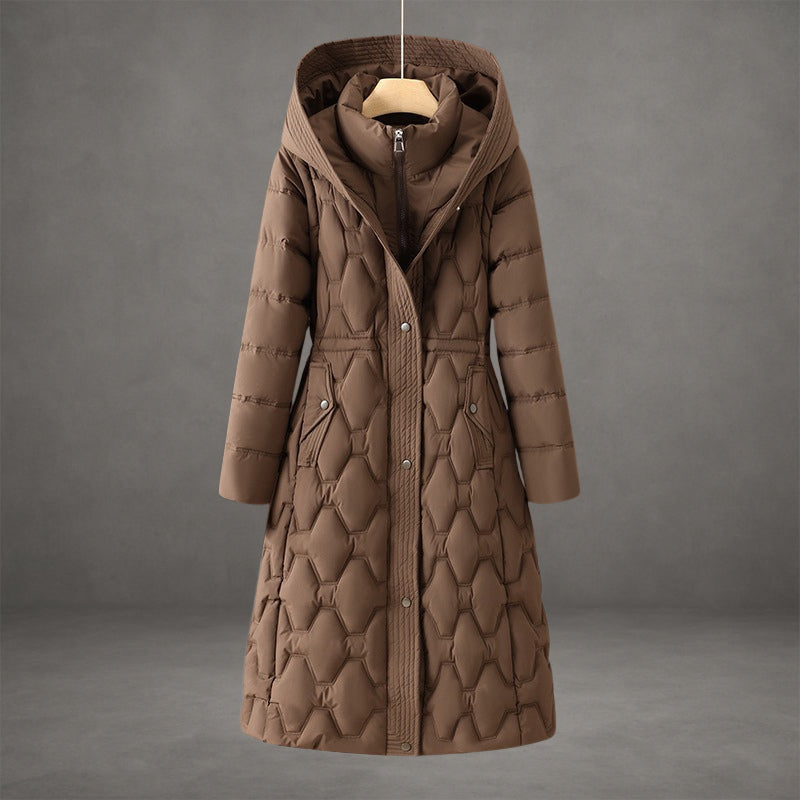 Mollie | Manteau long élégant à capuche