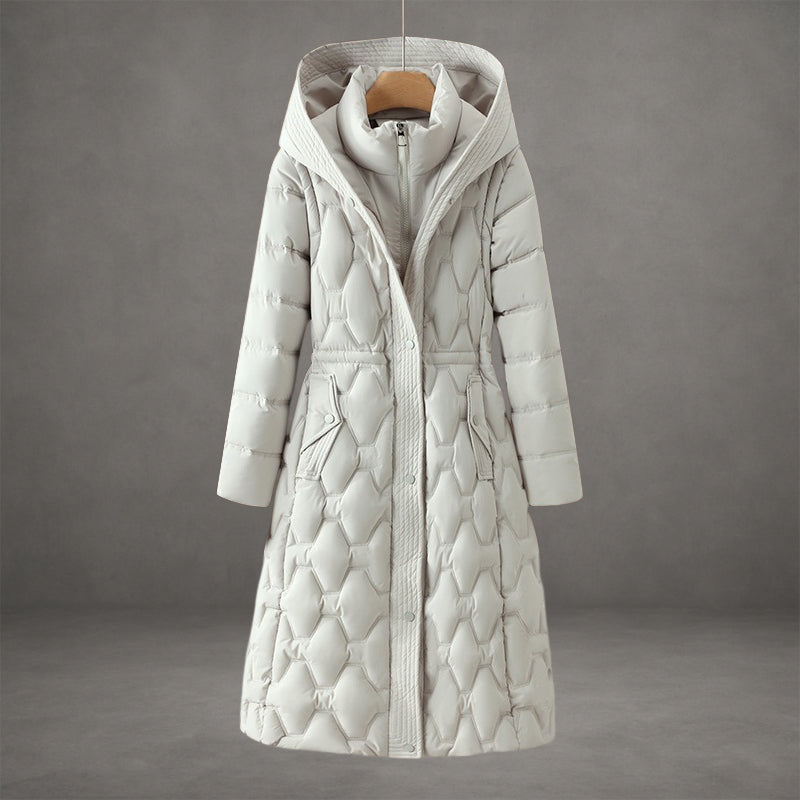 Mollie | Manteau long élégant à capuche