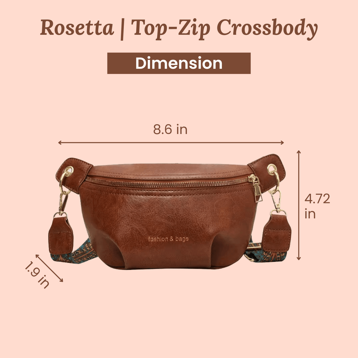 Lorenza | Sac Ceinture Porté Travers