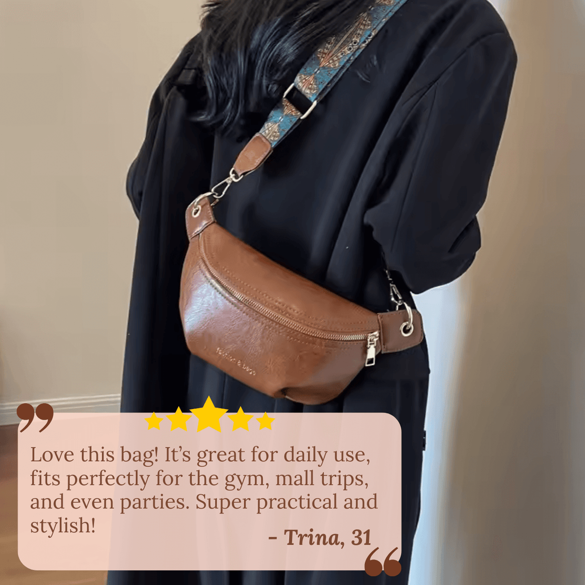 Lorenza | Sac Ceinture Porté Travers