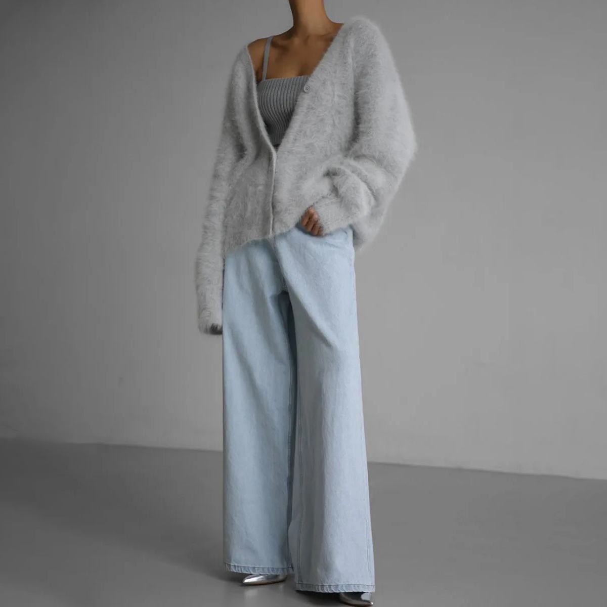 DELAUNAY | Cardigan Mohair Duveteux Élise