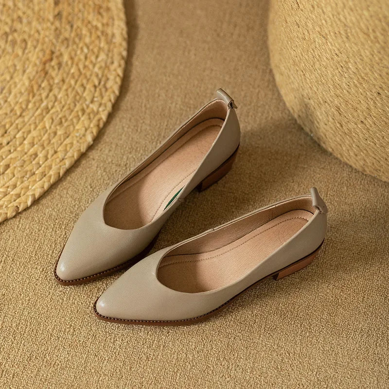 DELAUNAY | Escarpins Épurés Talon Bloc Manon