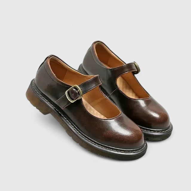 DELAUNAY | Babies Plateforme Cuir Aveline