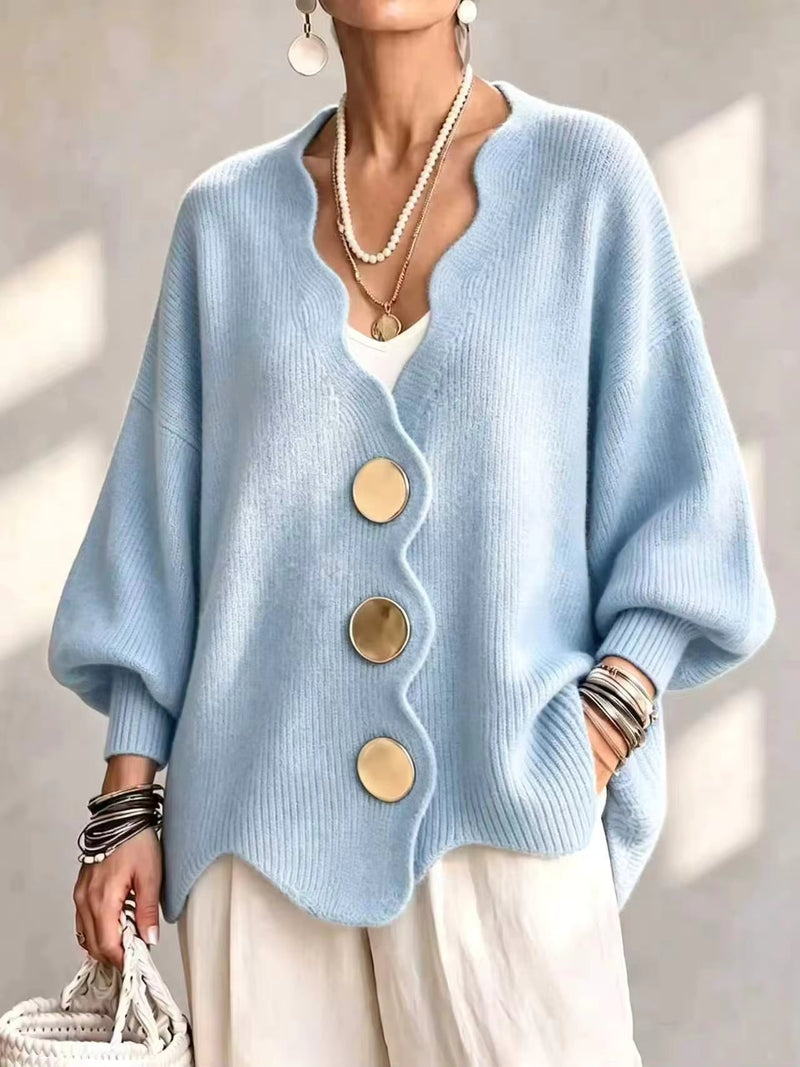 Madison - Gilet en maille à boutons amples