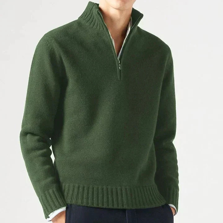 DELAUNAY | Dolcevita en Laine avec Zip pour Homme