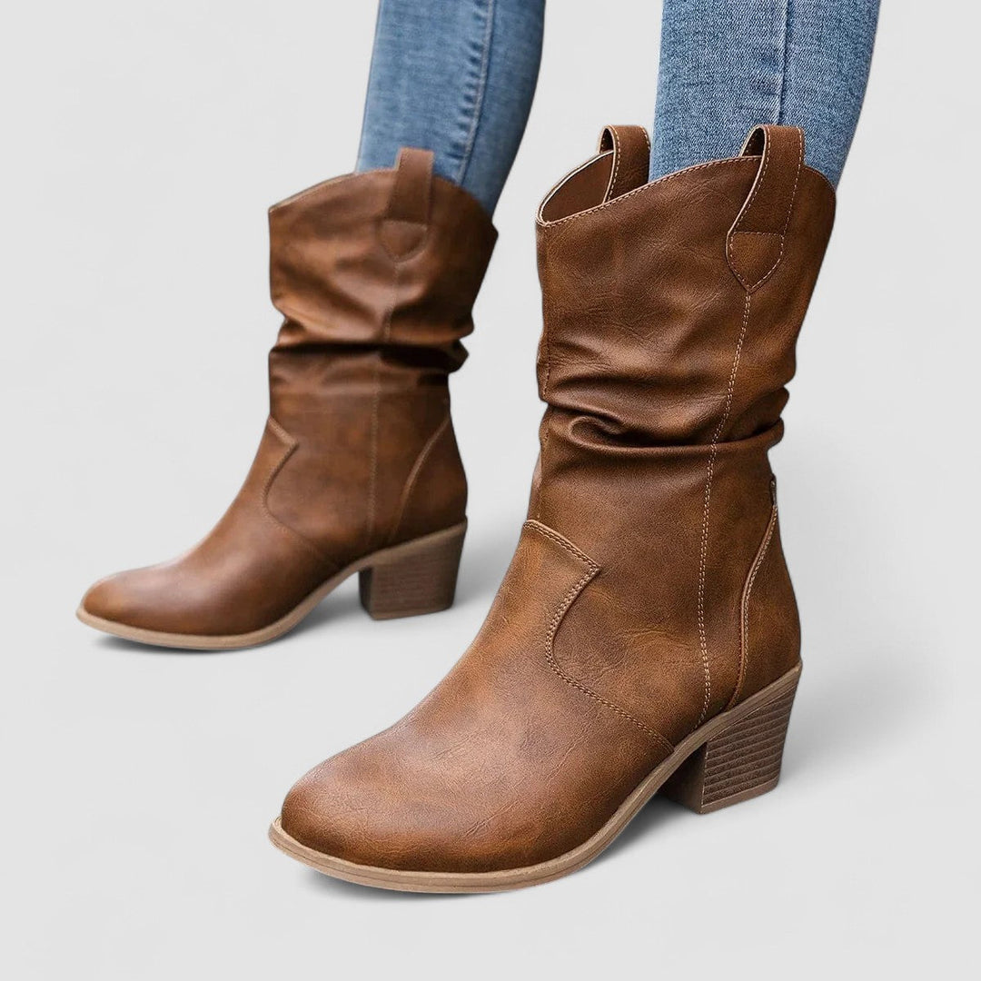 Delaunay | Bottes en cuir orthopédique Vivian