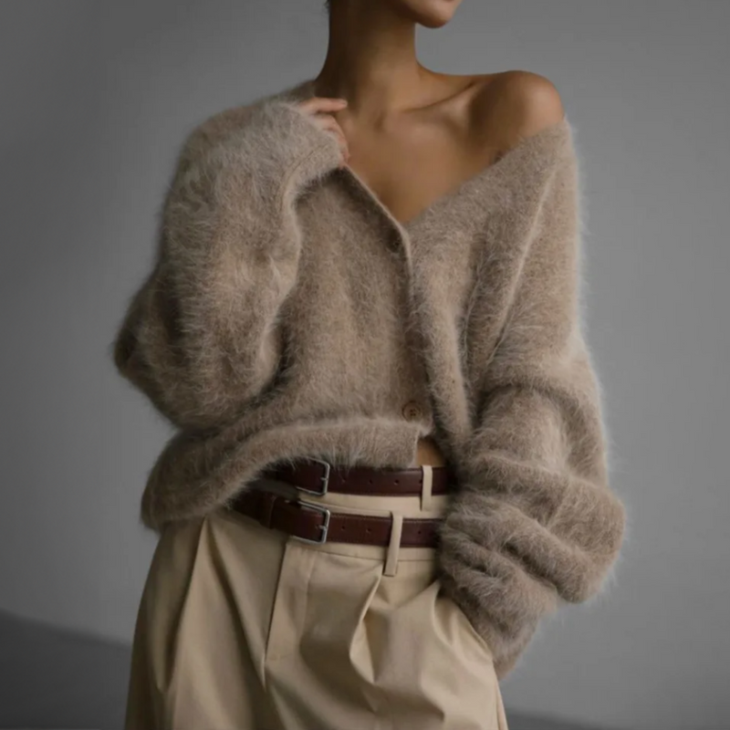 DELAUNAY | Cardigan Mohair Duveteux Élise