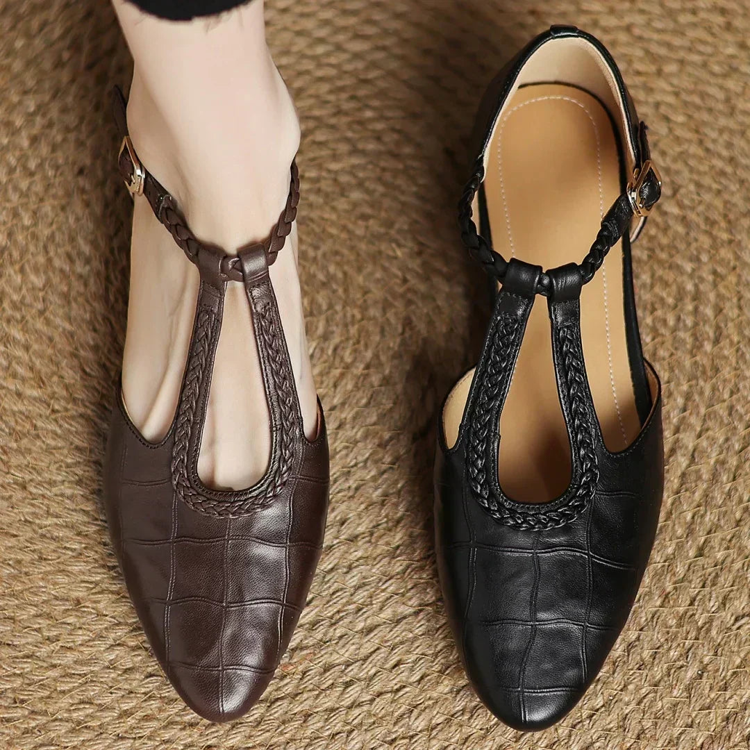 Delaunay | Babies Cuir Bride Tressée Odile