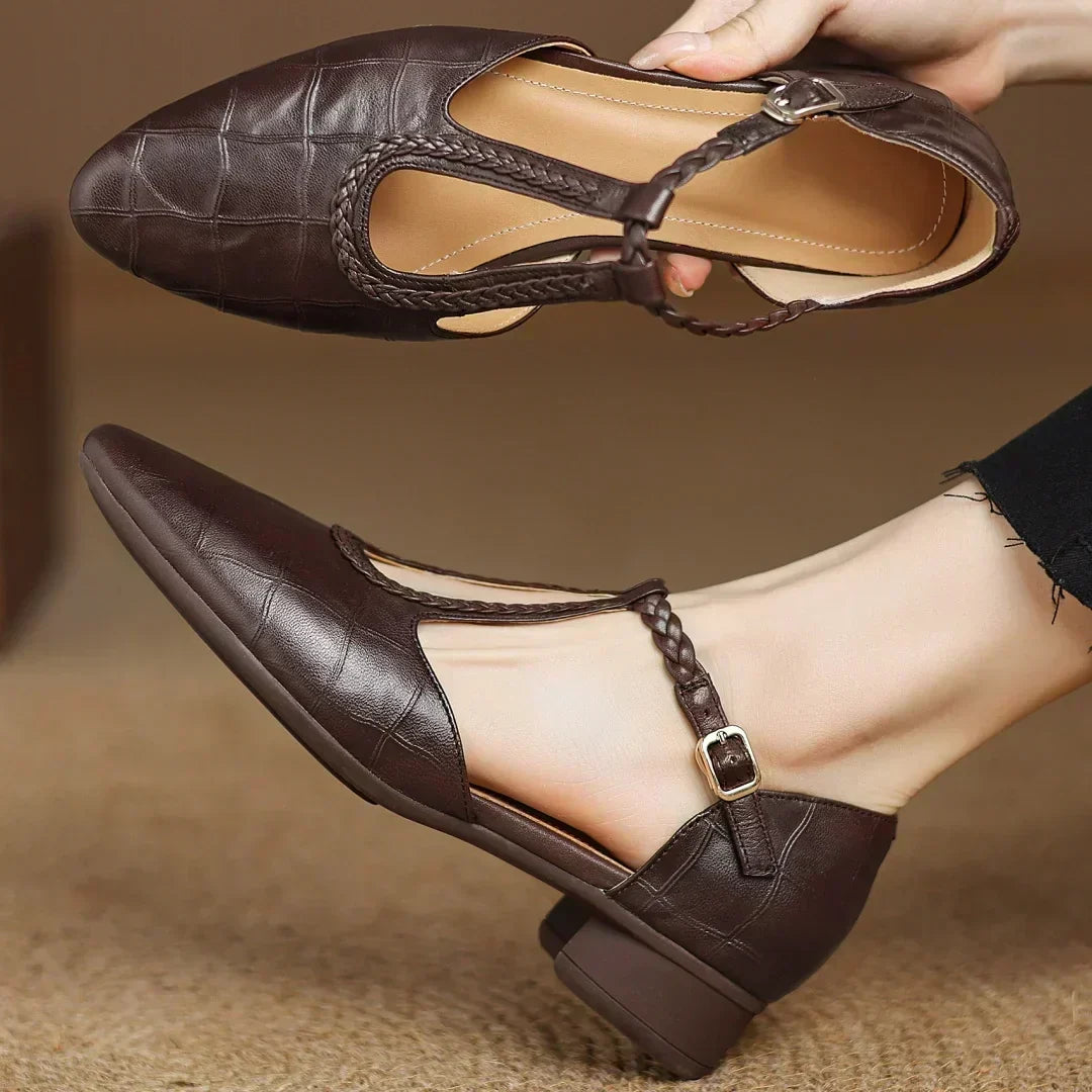 Delaunay | Babies Cuir Bride Tressée Odile