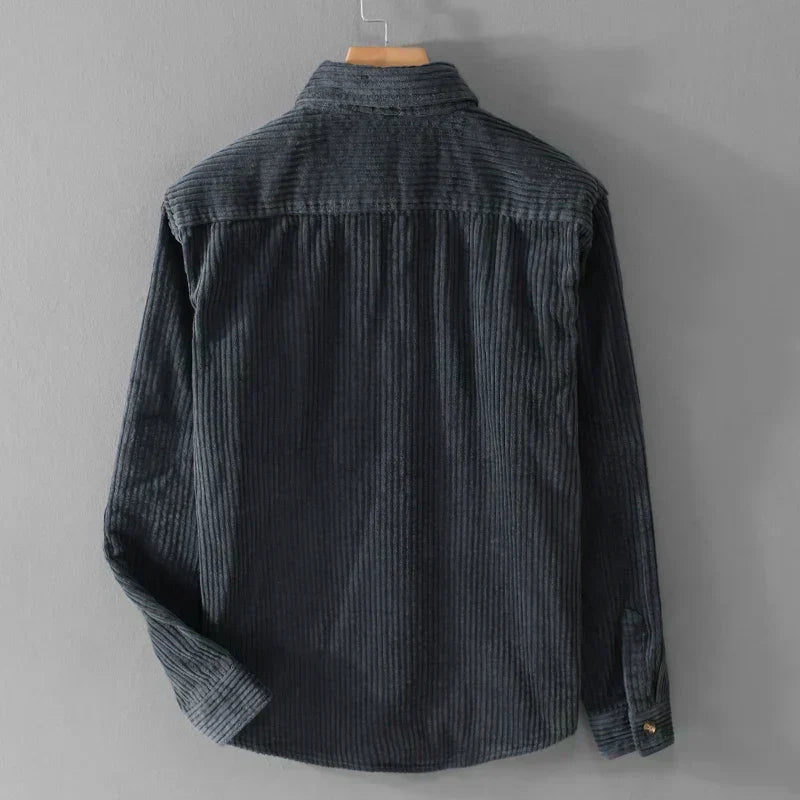 Delaunay | CHEMISE EN VELOURS CÔTELÉ POUR HOMME