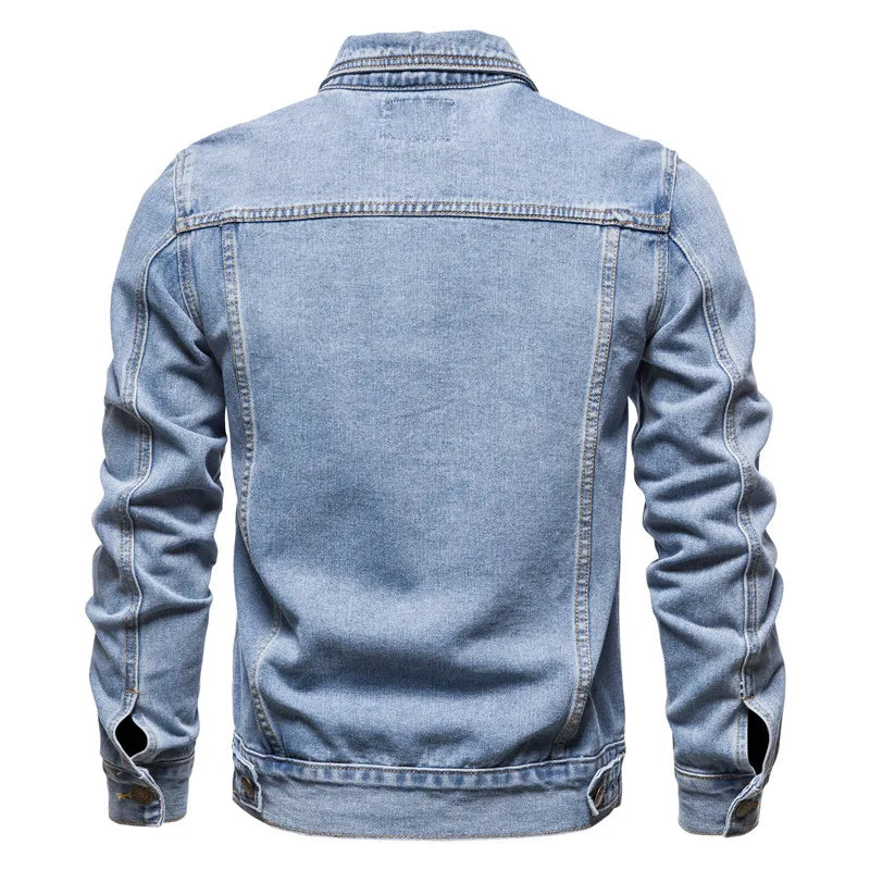 Veste moto et jean