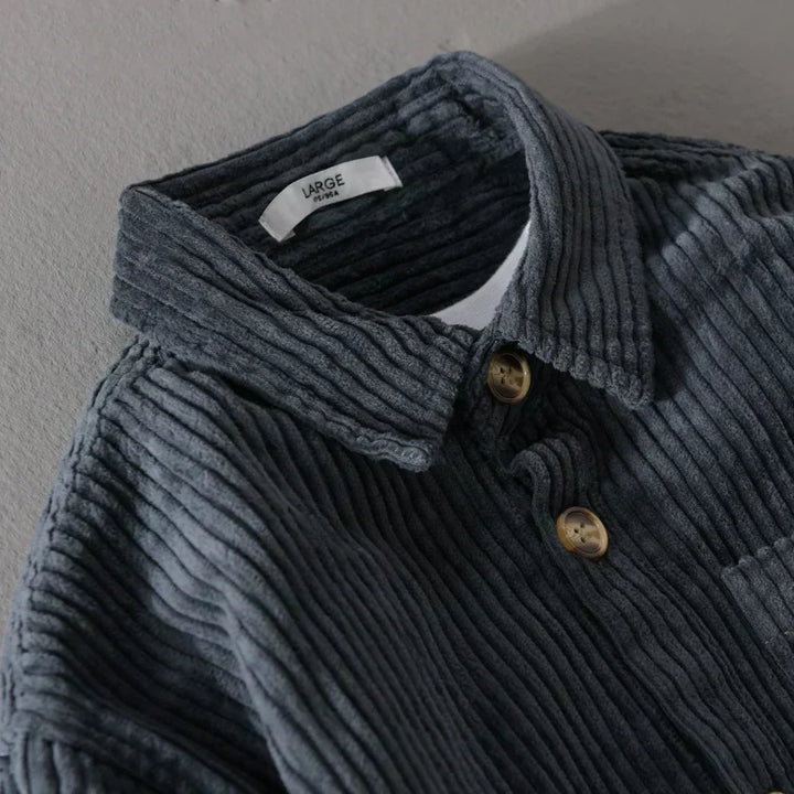 Delaunay | CHEMISE EN VELOURS CÔTELÉ POUR HOMME