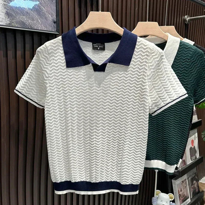 DELAUNAY | Polo Shirt en Tissu Riccio de