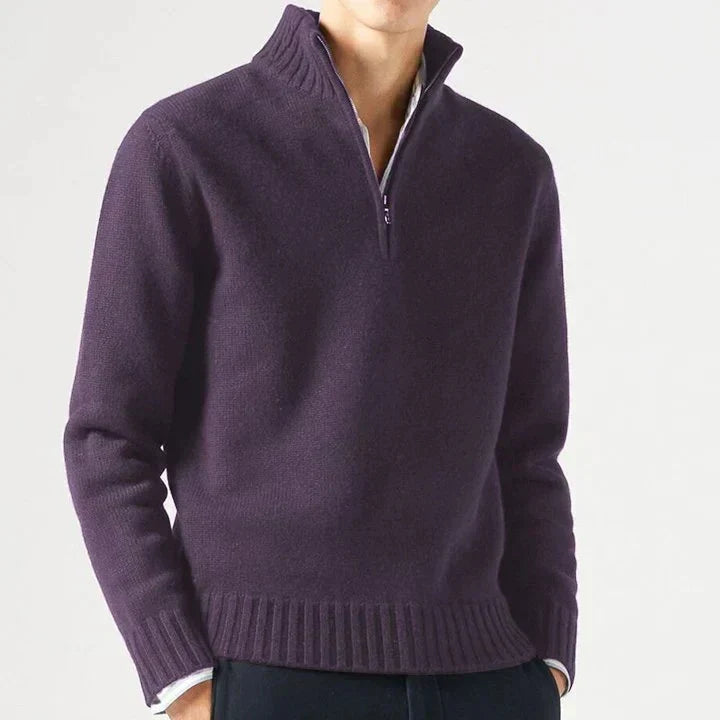 DELAUNAY | Dolcevita en Laine avec Zip pour Homme