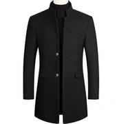 Trench pour homme en cachemire-laine