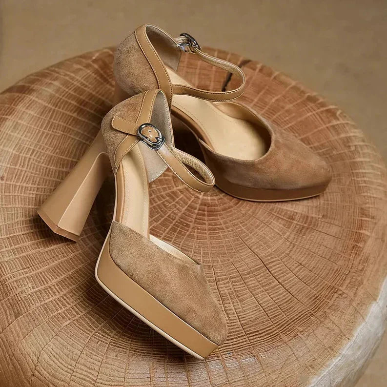 DELAUNAY | Escarpins Plateforme Bride Cheville Marie