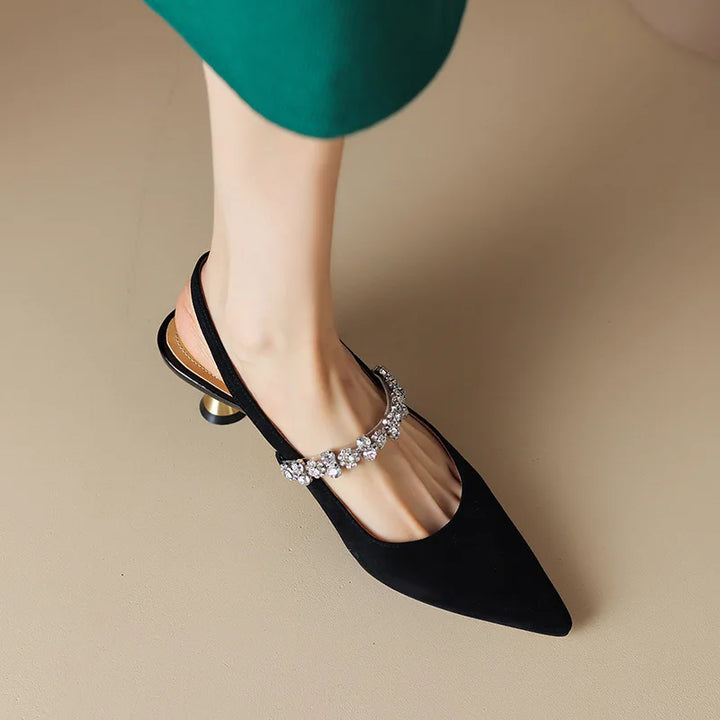 Delaunay | Escarpins Slingback Cristal Pauline