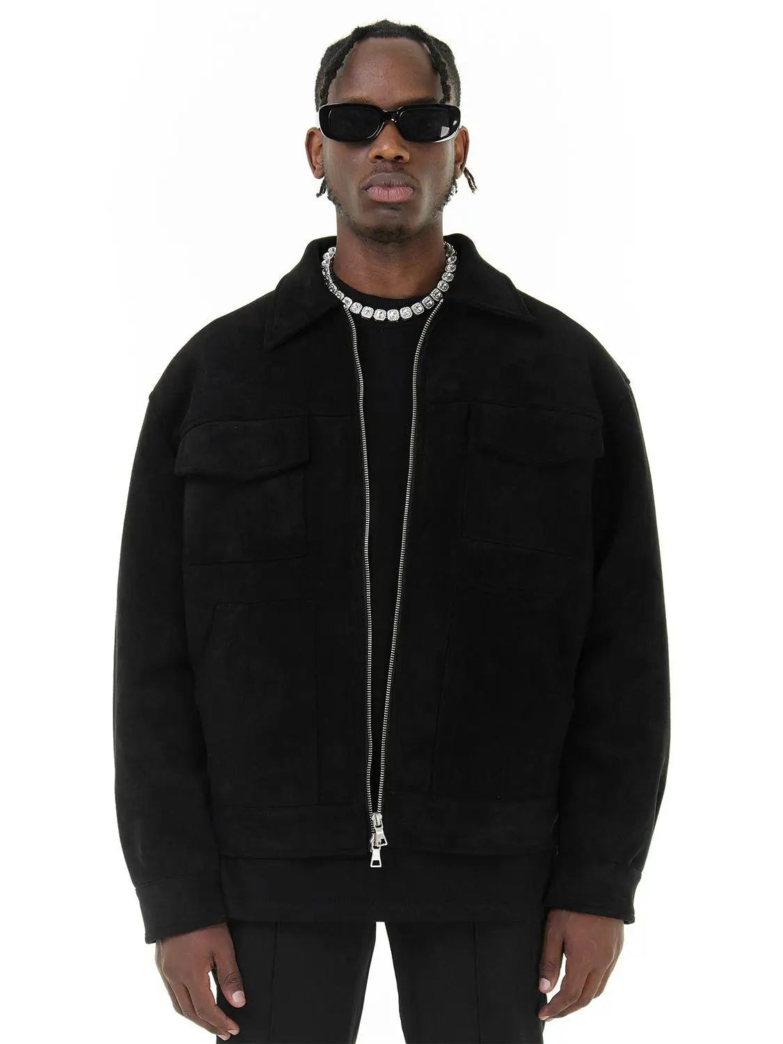 Veste Suède Oversize