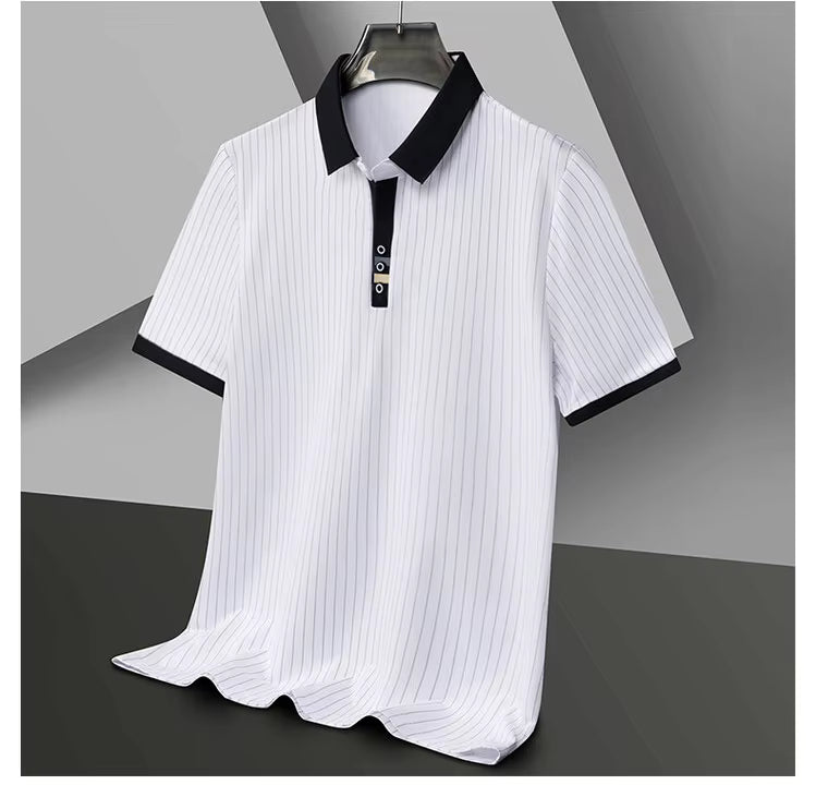 DELAUNAY | Polo à Rayures Raffinée