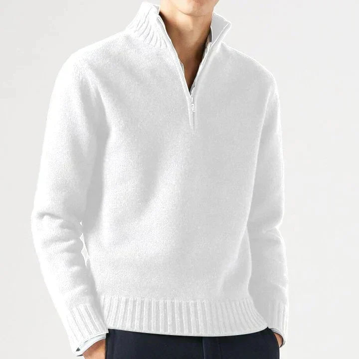 DELAUNAY | Dolcevita en Laine avec Zip pour Homme