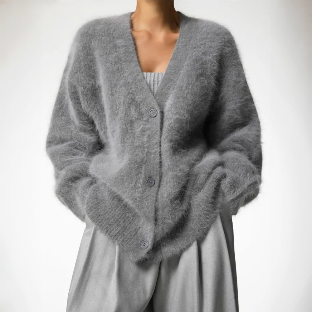DELAUNAY | Cardigan Mohair Duveteux Élise