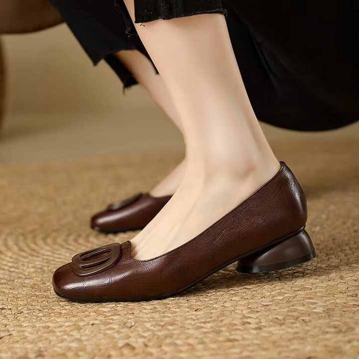 Delaunay | Ballerines Carrées à Ornement Valérie