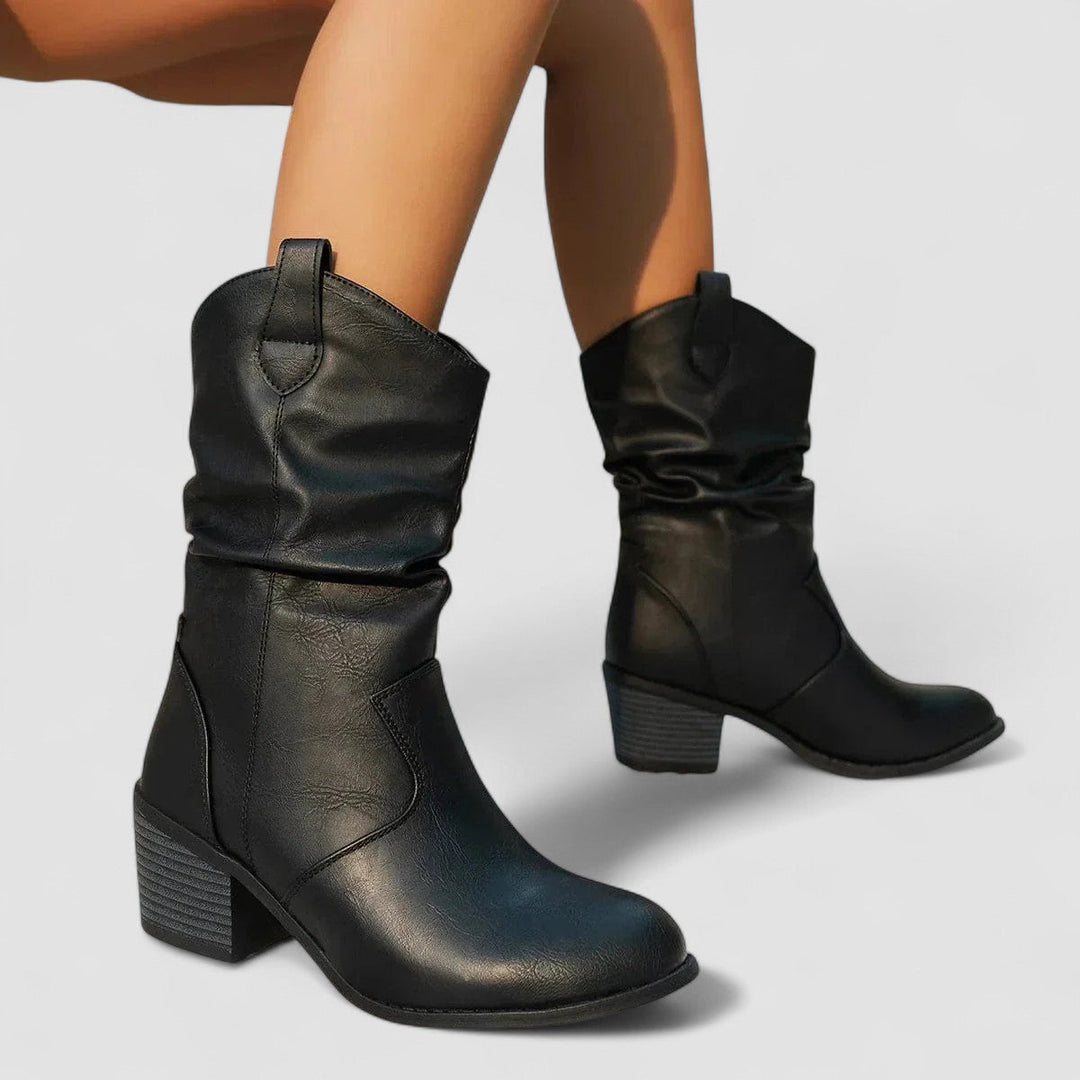 Delaunay | Bottes en cuir orthopédique Vivian
