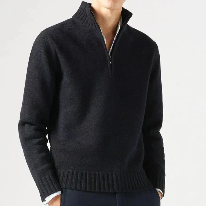DELAUNAY | Dolcevita en Laine avec Zip pour Homme
