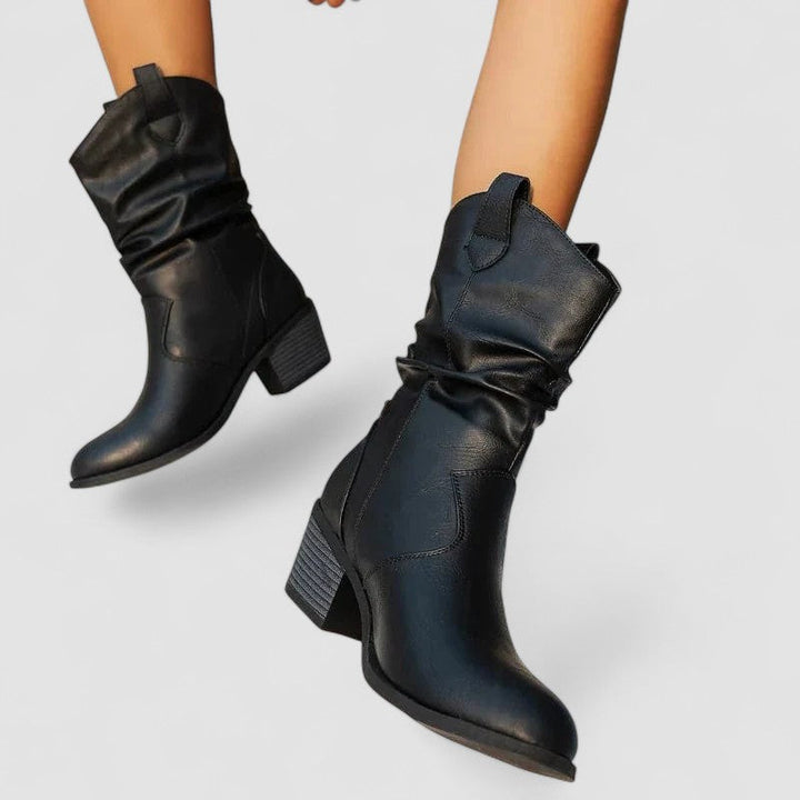 Delaunay | Bottes en cuir orthopédique Vivian