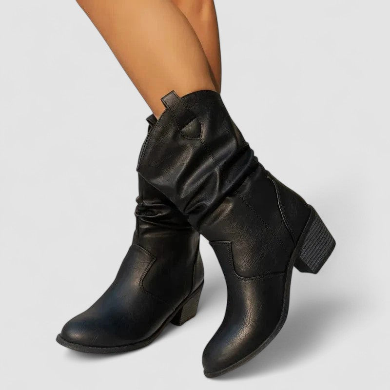 Delaunay | Bottes en cuir orthopédique Vivian