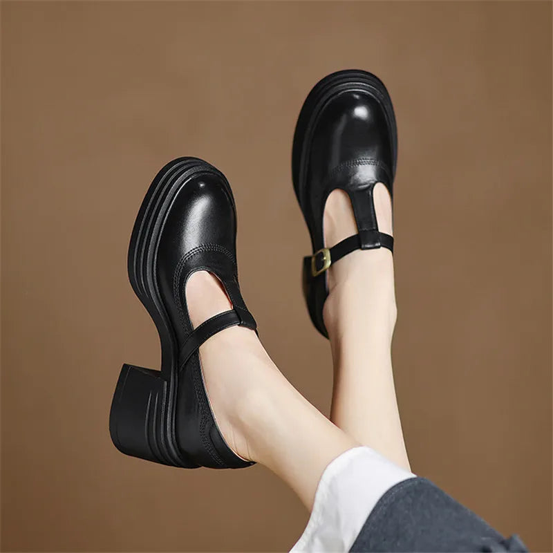 Élise | Chaussure Mary Jane à plateforme