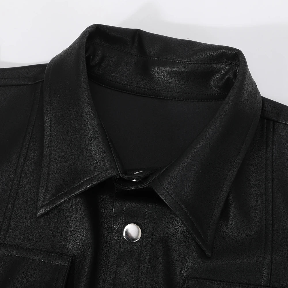 Longsleeve en cuir
