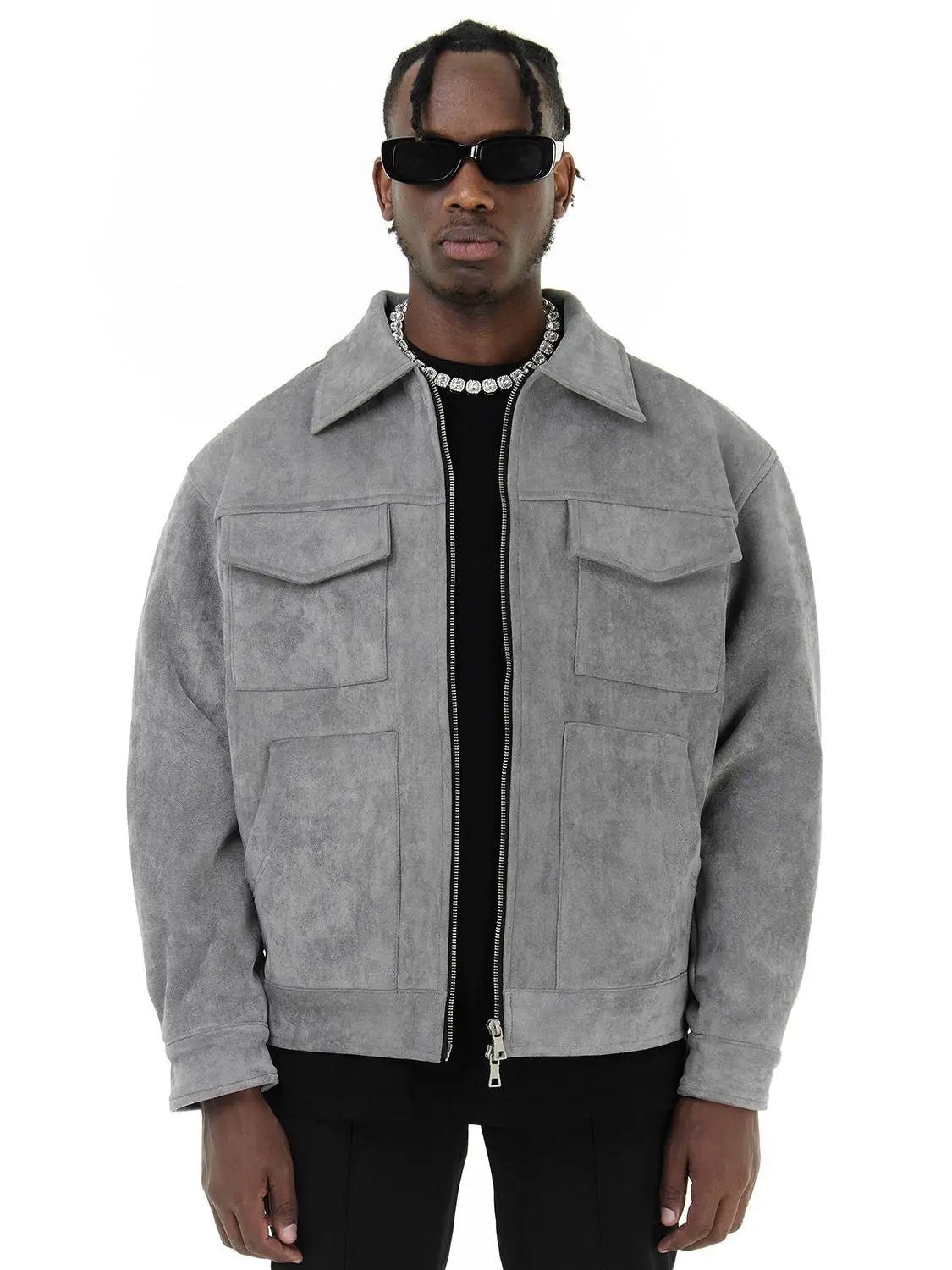 Veste Suède Oversize