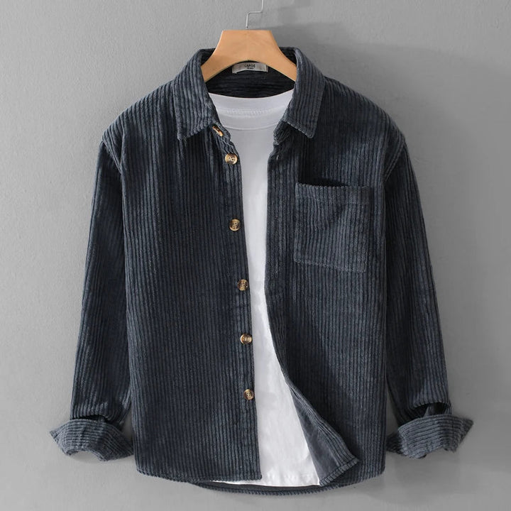 Delaunay | CHEMISE EN VELOURS CÔTELÉ POUR HOMME