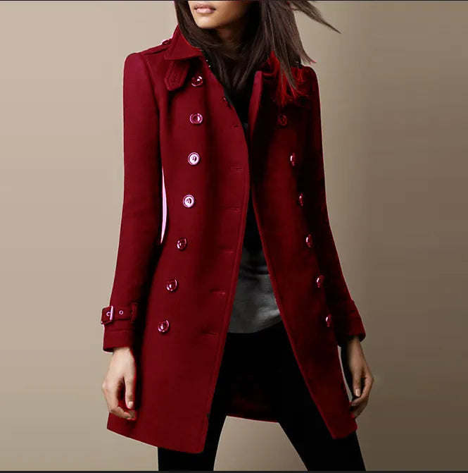 Renate™ - Manteau d'hiver élégant en laine