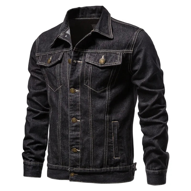 Veste moto et jean