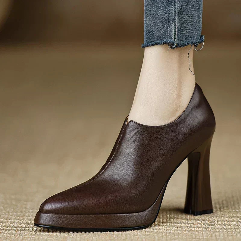 Delaunay | Escarpins Montants Zip Latéral Nathalie
