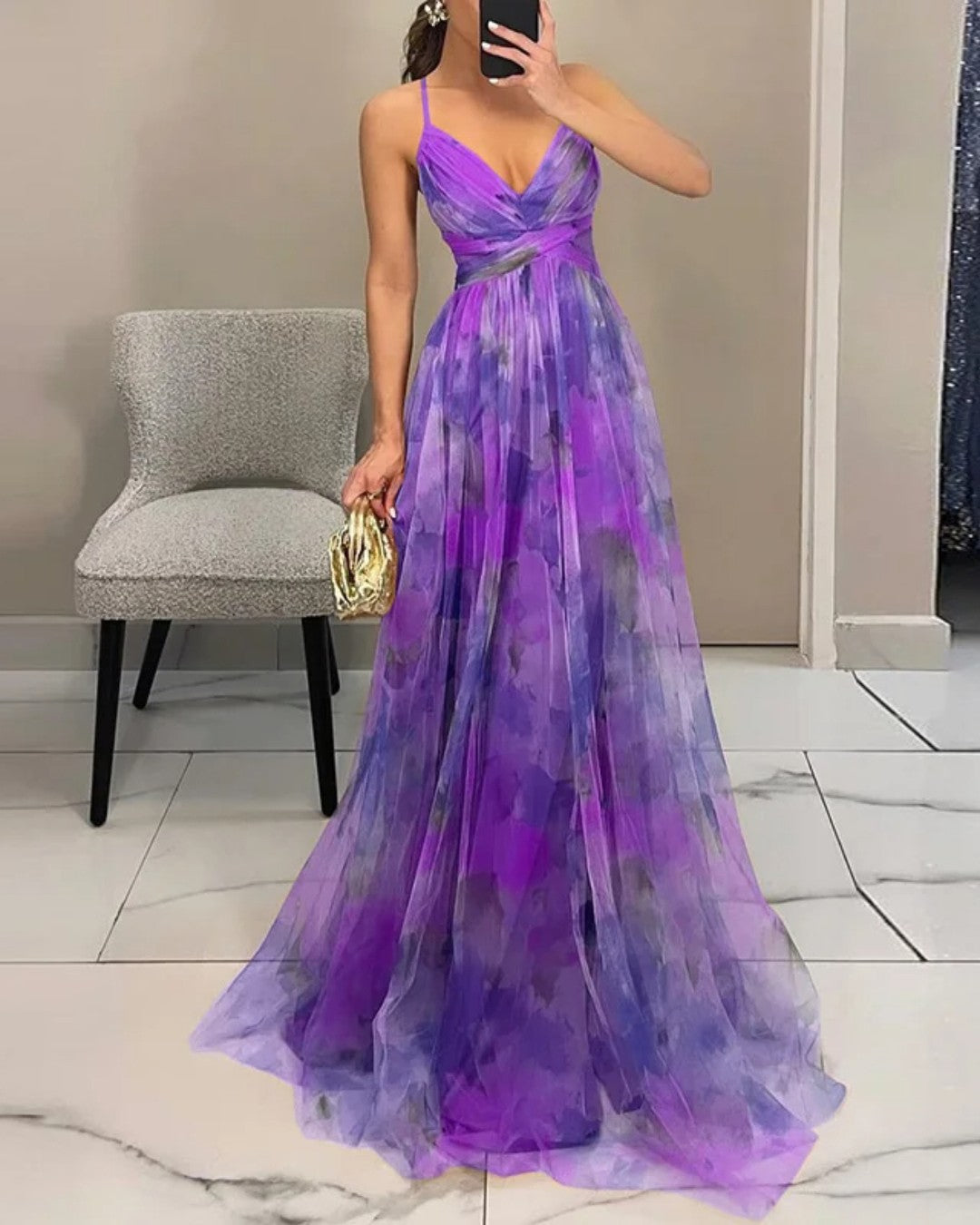 DELAUNAY | Robe Maxi Élégance Florale
