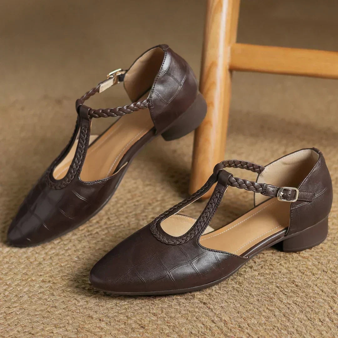 Delaunay | Babies Cuir Bride Tressée Odile