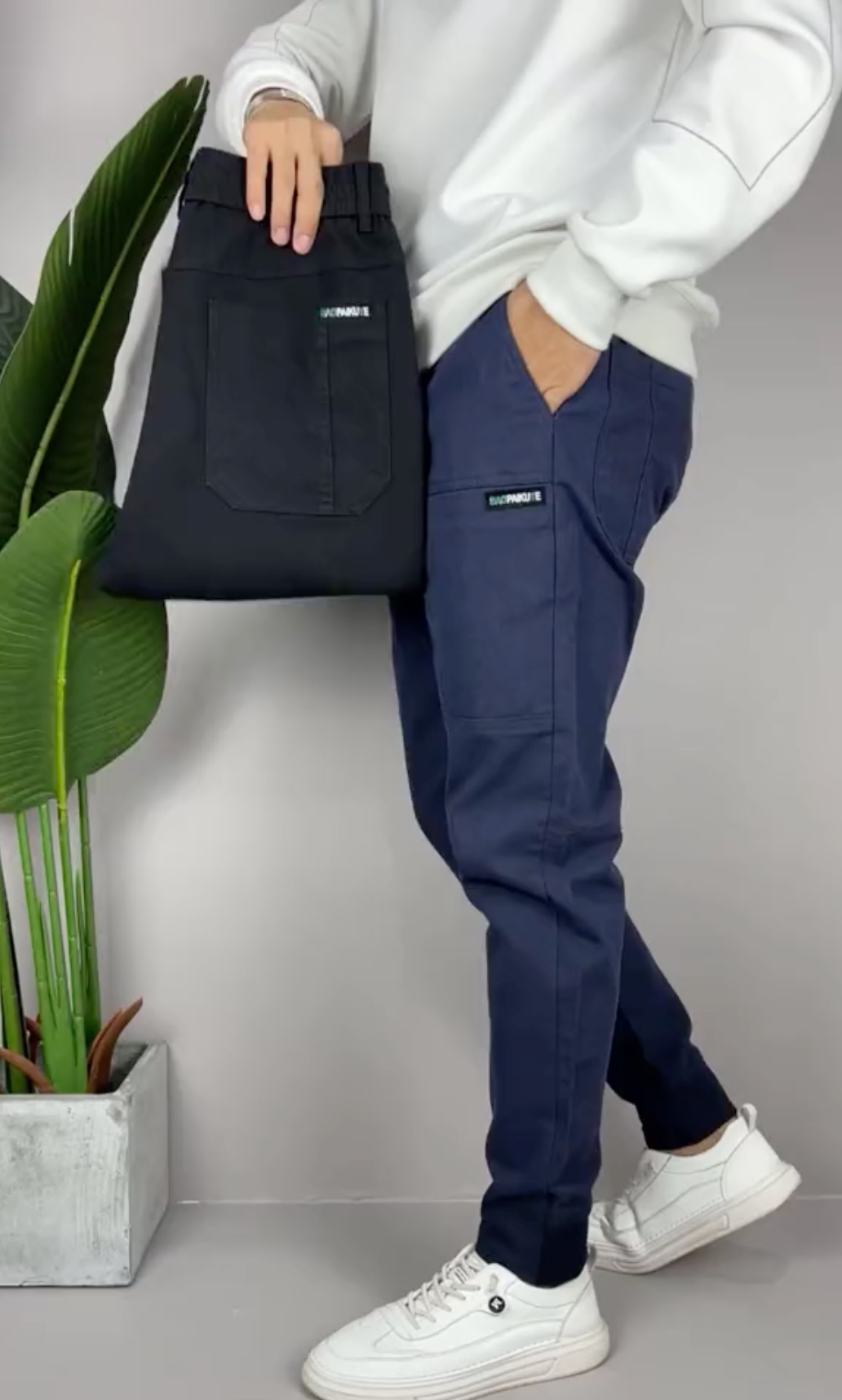 DELAUNAY | Pantalon cargo extensible